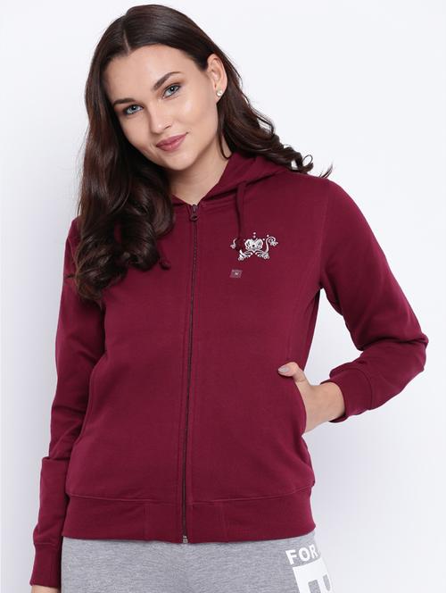 embroidered hooded sweatshirt - 15440740 - Standard Image - 1