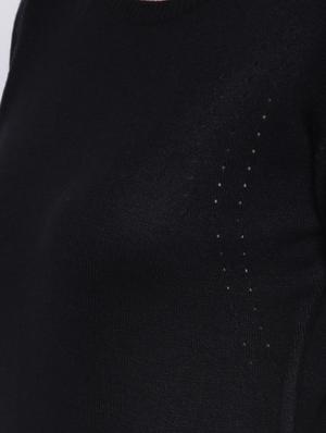 pointelle knit woolen pullover - 15440746 - Standard Image - 4