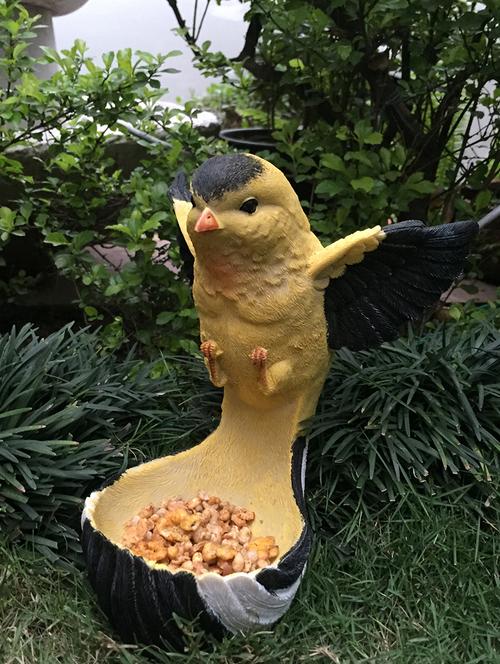 Yellow Bird Feeder (Gift Item, Garden Decor , home decor, gift) - 15440859 - Standard Image - 1