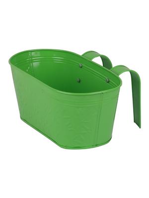 wonderland ( set of 2 ) 12 inch self embossed railing planters in green - 15440918 - Standard Image - 4