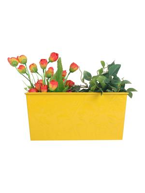 wonderland (set of 2) 12 inch rectangle shape self embossed in yellow - 15440921 - Standard Image - 7