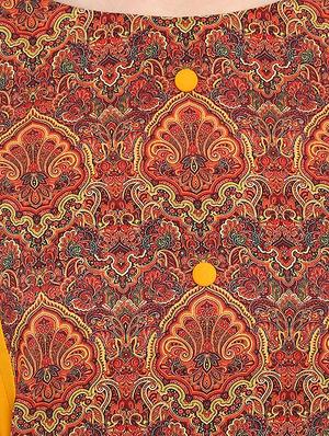 a-line printed kurta - 15443707 - Standard Image - 4