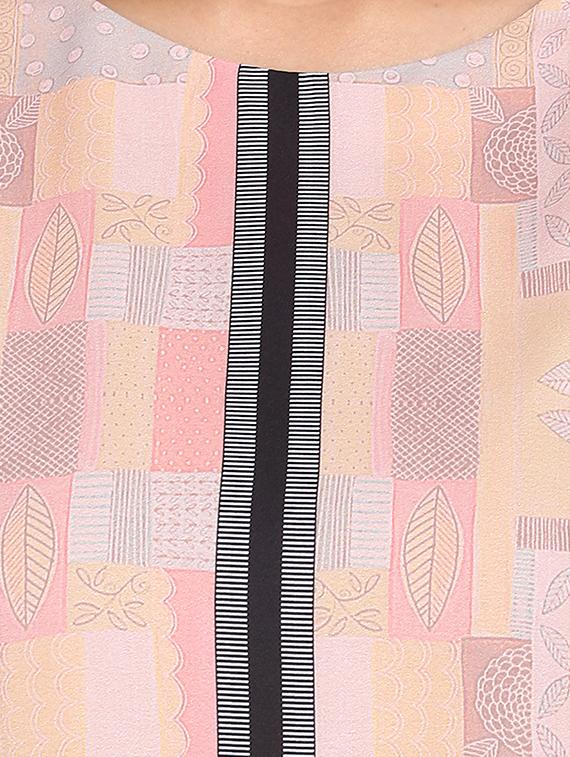 straight printed kurta - 15443720 - Zoom Image - 4