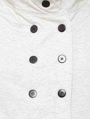 white cotton sweatshirt - 15443858 - Standard Image - 4