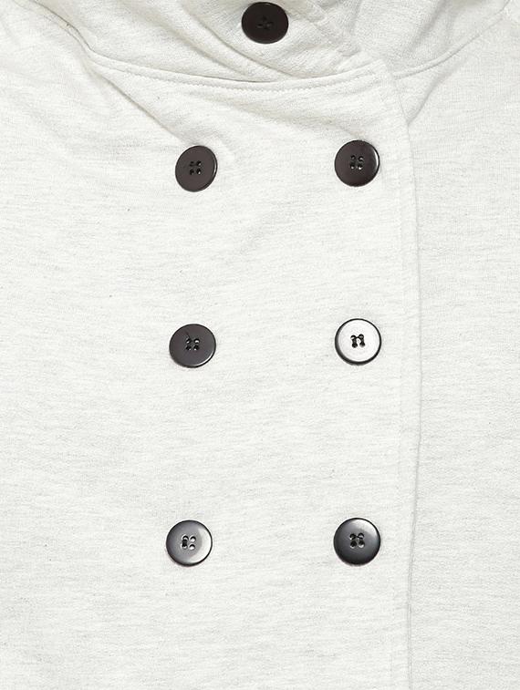 white cotton sweatshirt - 15443858 - Zoom Image - 4