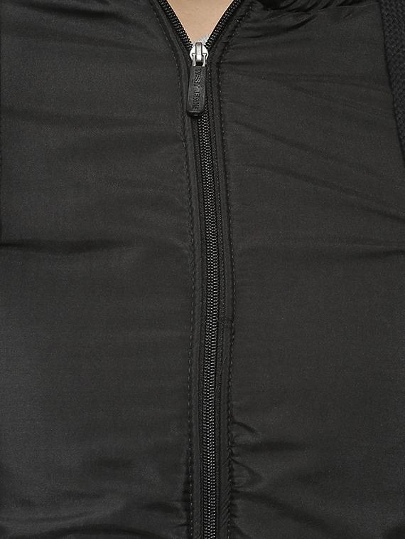 black nylon casual jacket - 15443877 - Zoom Image - 4