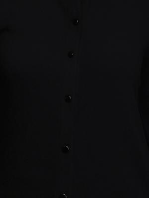button front mandarin neck tunic - 15445263 - Standard Image - 4