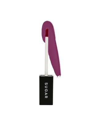 SUGAR Suede Secret Matte Lipcolour 16 Silk Sangria (Magenta Purple) - 15447735 - Standard Image - 4