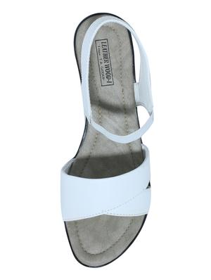 white back strap sandals - 15452225 - Standard Image - 4