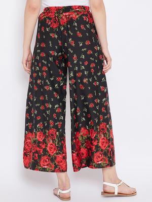 floral straight palazzo - 15452485 - Standard Image - 4
