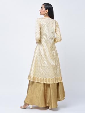 angrakha block print kurta - 15456333 - Standard Image - 4