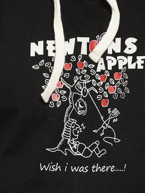 black chest print sweatshirt - 15460137 - Standard Image - 4