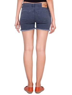 Frayed denim shorts - 15462407 - Standard Image - 4