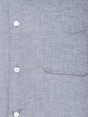 grey cotton formal shirt - 15463360 - Standard Image - 4