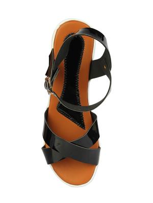 black back strap sandals - 15463629 - Standard Image - 4