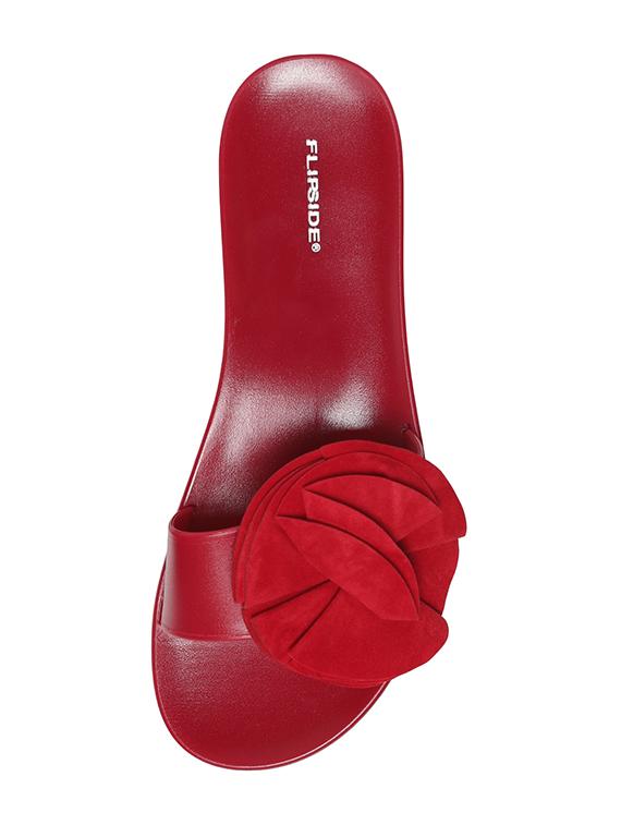 maroon slip on sandals - 15465595 - Zoom Image - 4