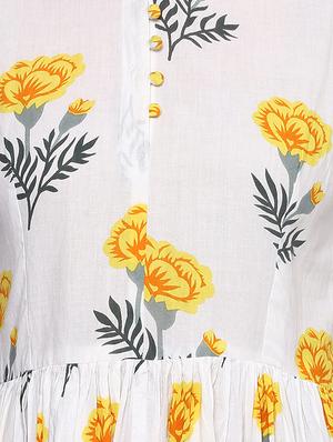 High slit printed kurta - 15466402 - Standard Image - 4