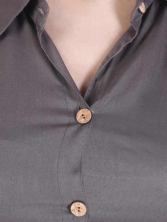 straight kurta with pocket - 15468115 - Zoom Image - 4