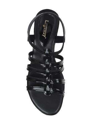 black back strap sandals - 15469889 - Standard Image - 4
