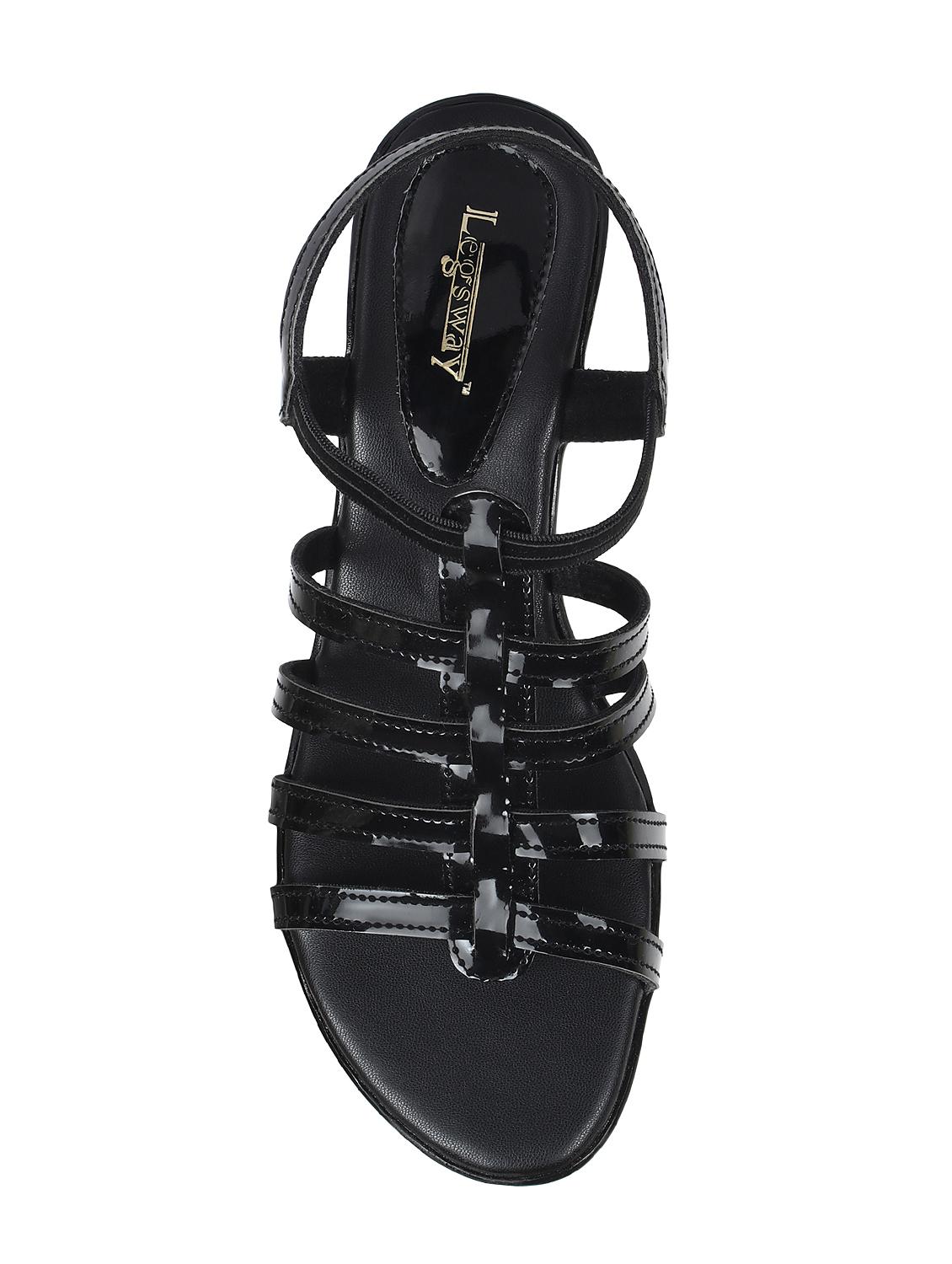 black back strap sandals - 15469889 - Zoom Image - 4