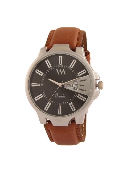 wm leather strap analog watch ddwm-007bys - 15470028 - Standard Image - 1