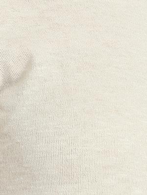 cream button detail asymmetric top - 15471255 - Standard Image - 4