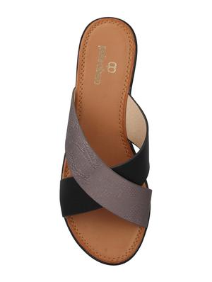 black slip on wedges - 15473005 - Standard Image - 4