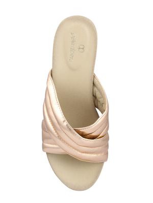 gold slip on wedges - 15473020 - Standard Image - 4