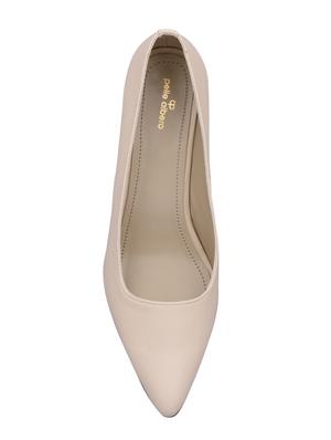 beige slip on pumps - 15473047 - Standard Image - 4