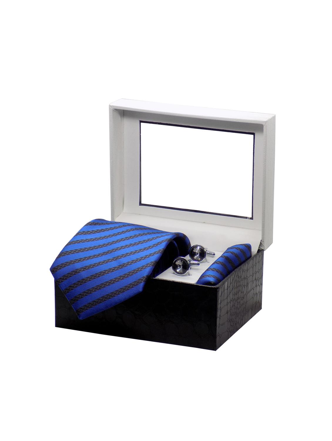 blue micro fiber tie - 15473761 - Zoom Image - 4