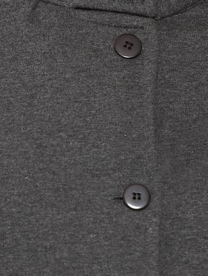 stylized neck button down jacket - 15475752 - Standard Image - 4