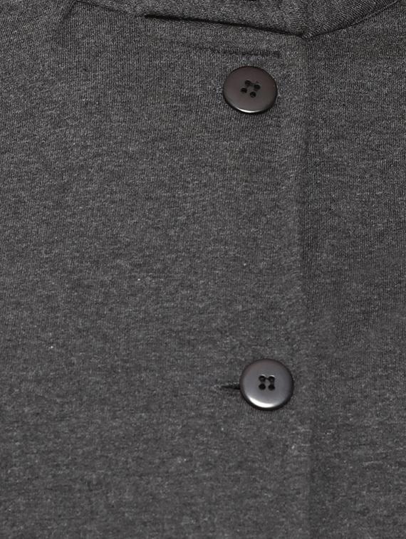 stylized neck button down jacket - 15475752 - Zoom Image - 4
