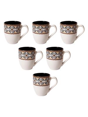 Set of 6 Ceramic Tea & Coffee Mugs - 15477063 - Standard Image - 4