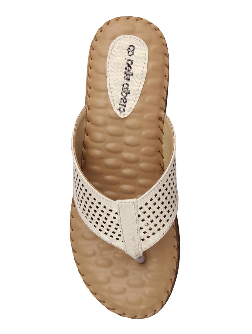 white toe separator slippers - 15477247 - Zoom Image - 4