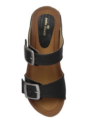 black platforms wedges - 15477254 - Standard Image - 4