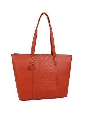 red leatherette (pu) regular handbag - 15477500 - Standard Image - 4