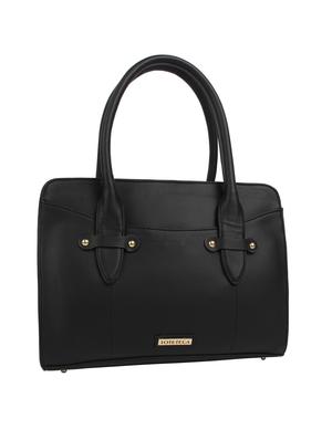 black leatherette (pu) regular handbag - 15477512 - Standard Image - 4