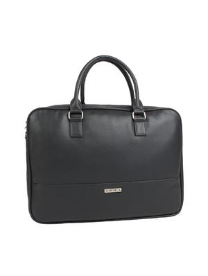 black leatherette (pu) laptop bag - 15477559 - Standard Image - 4