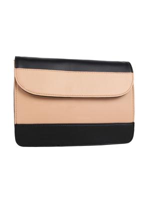black leatherette (pu) regular sling bag - 15477568 - Standard Image - 4