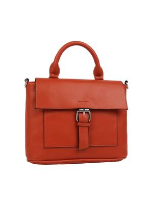 red leatherette (pu) regular sling bag - 15477590 - Standard Image - 4