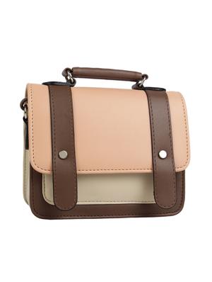 multi colored leatherette (pu) regular sling bag - 15477604 - Standard Image - 4
