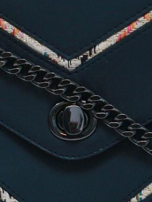 green leatherette (pu) regular sling bag - 15479074 - Standard Image - 4
