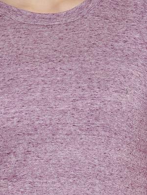 short sleeved melange tee - 15480119 - Standard Image - 4