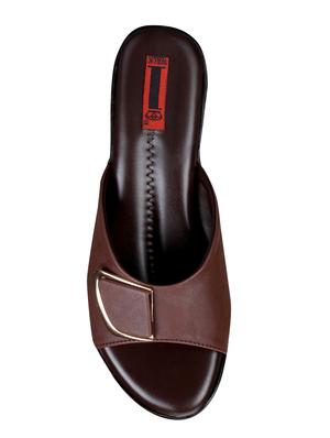 maroon slip on wedges - 15481151 - Standard Image - 4