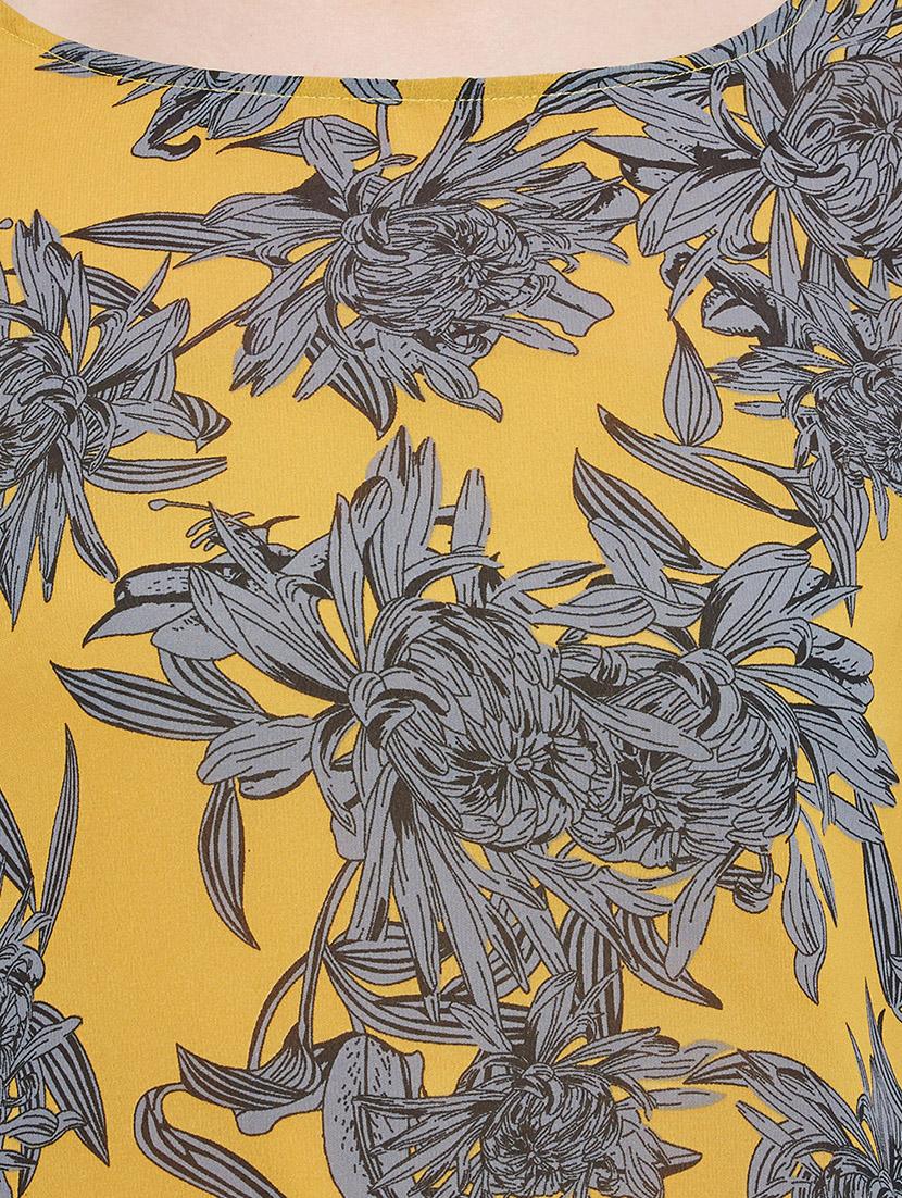 boat neck floral top - 15482655 - Zoom Image - 4