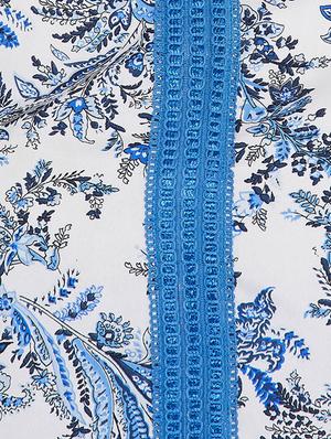 crochet detailed printed top - 15482690 - Standard Image - 4