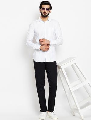 white printed casual shirt - 15483182 - Standard Image - 4
