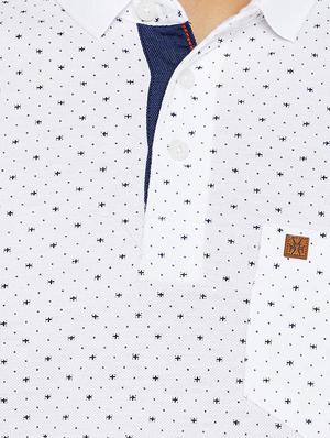 white cotton all over print t-shirt - 15483186 - Standard Image - 4