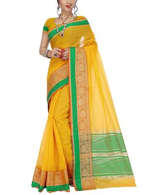 set of 2 zari bordered saree with blouse - 15484217 - Standard Image - 4