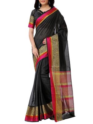 set of 2 zari bordered saree with blouse - 15484221 - Standard Image - 4